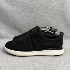 Kizik Shoes Mens Size 10 Athens‎ Black & White Step in Comfort Recovery Sneakers